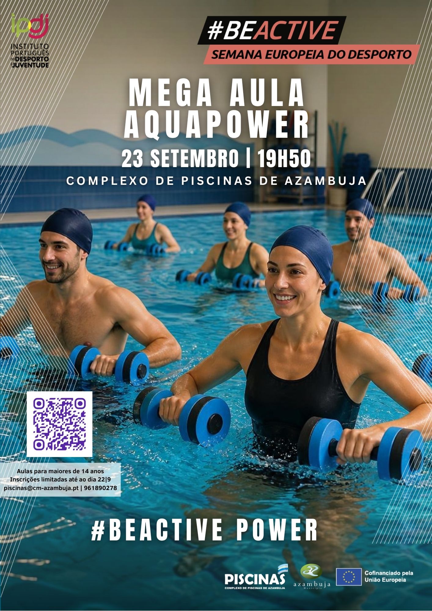 #BEACTIVE 2026 Mega Aula AquaPower Complexo de Piscinas de Azambuja